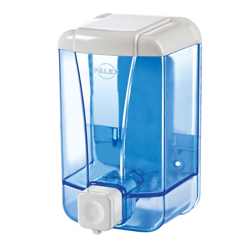 Palex Sıvı Sabun Dispenseri 500 Cc Şeffaf-Mavi
