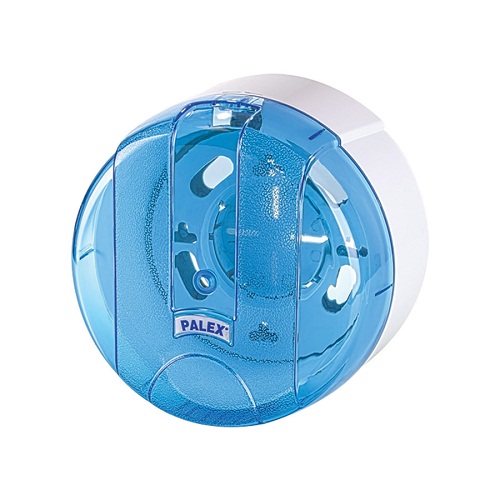 Palex Mini Pratik Tuvalet Kağıdı Dispenseri Şeffaf-Mavi