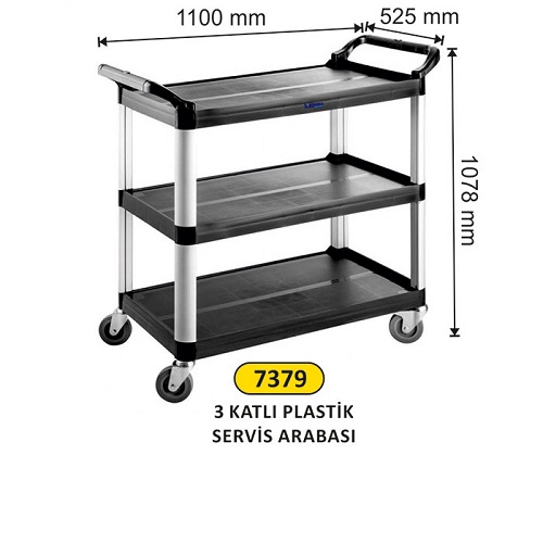 Ar Metal 3 Katl Plastik Servis Arabas