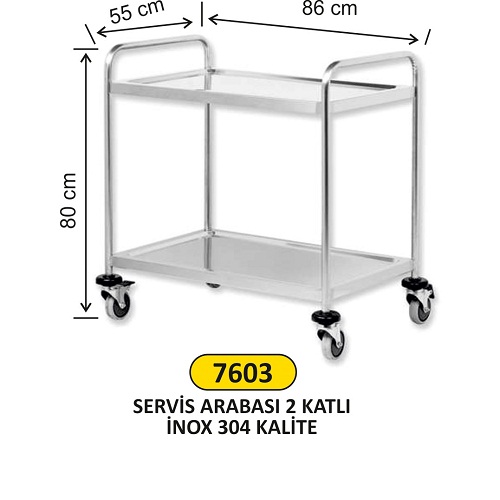 Ar Metal 2 Katl nox Servis Arabas Paslanmaz