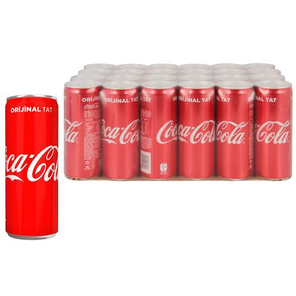 Coca Cola 200 Ml Kutu 24 l Paket