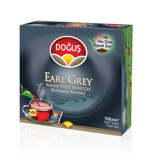 Doğuş Earl Grey Bardak Poşet Çay 100 Adet