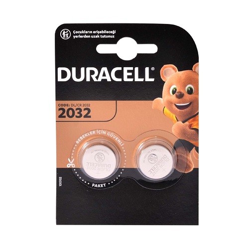 Duracell CR 2032 Lityum 3 Volt Pil (Adet)