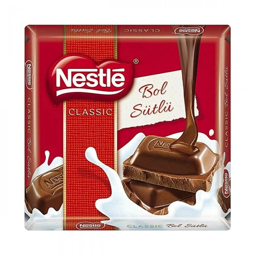 Nestle Classic Stl Kare ikolata 60 Gr (6 Adet)