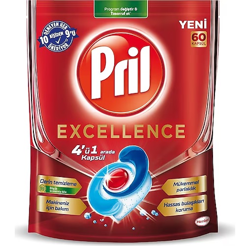 Pril Excellence Bulak Makinesi Tableti (Adet)