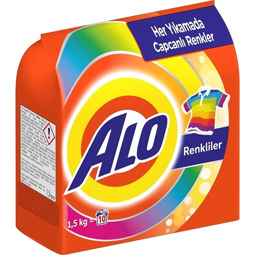 Alo Toz Çamaşır Deterjanı 1,5 Kg Renkliler İçin