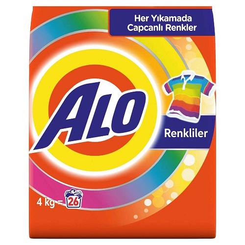 Alo Toz Çamaşır Deterjanı 4 Kg Renkliler İçin