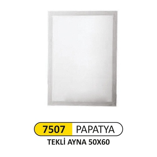 Ar Metal Tekli Ayna 50x60 Cm Papatya