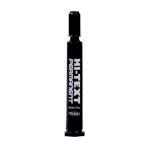 Hi-Text Marker Yuvarlak U Siyah