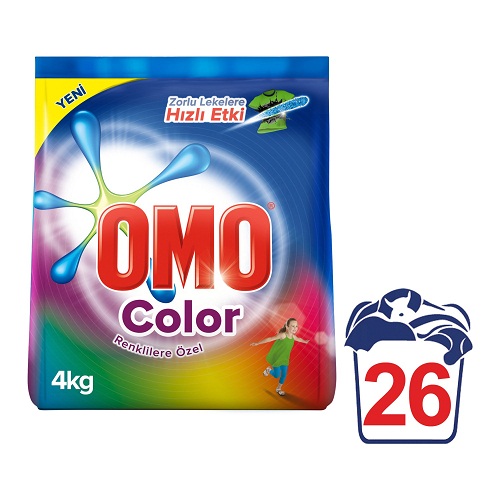 Omo Toz amar Deterjan 4 Kg Renkliler in